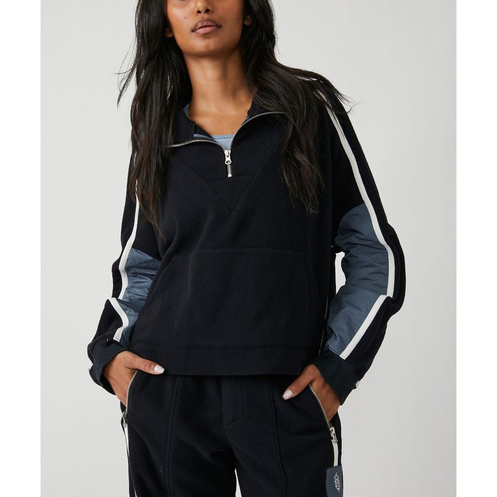 FP Movement by Free People Black and Blue Sweatshirt